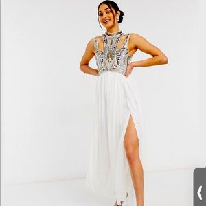 ASOS dress sequin top dress size 14